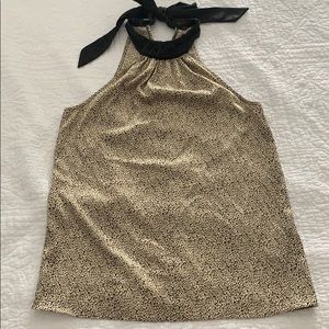 Silk animal print tank